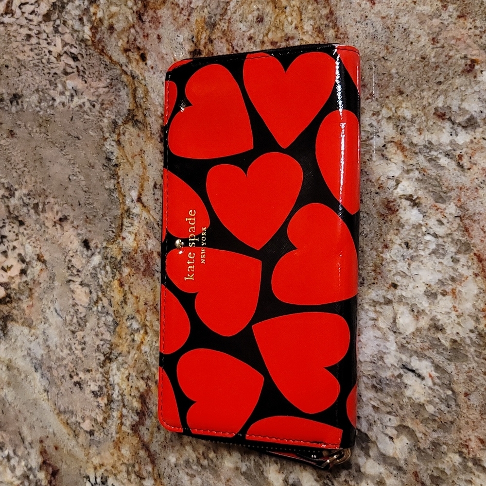 Kate Spade Be Mine Lacey Hearts Wallet